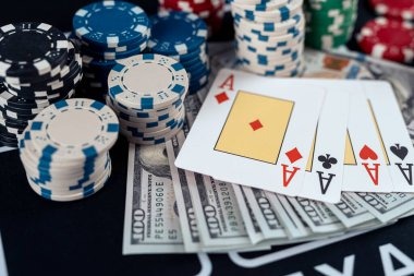 Live Baccarat dealer at betcoin studio with multiple camera angles